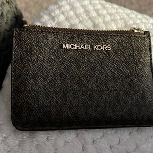 Michael Kors Jet Set SM Coin Pouch Wallet Brown